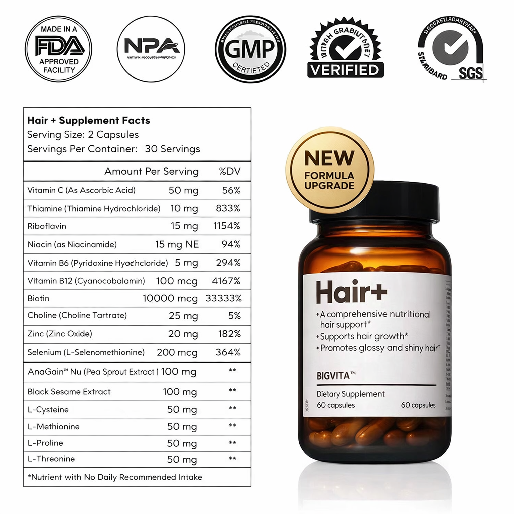 Hair Bigvital® Previene la caída del cabellos desde la raíz💆🏻‍♀️